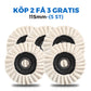 🔥50 % Rabatt, Köp 1 få 1 gratis🔥Polerskiva med flik av ullfilt