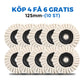 🔥50 % Rabatt, Köp 1 få 1 gratis🔥Polerskiva med flik av ullfilt